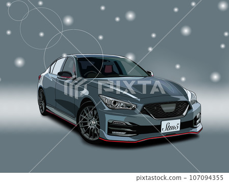 sports car on white background sports car on white background 107094355