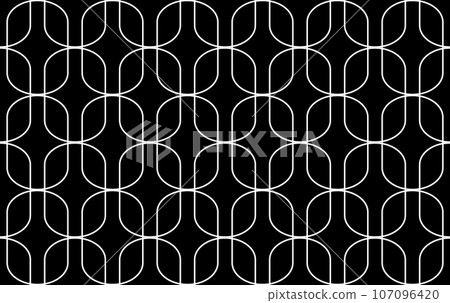 The geometric pattern with lines. Seamless vector background. White and black texture. Graphic modern pattern. Simple lattice graphic design The geometric pattern with lines. Seamless vector background. White and black texture. Graphic modern pattern. Simple lattice graphic design 107096420
