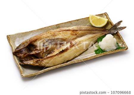 Grilled Atka mackerel 107096668