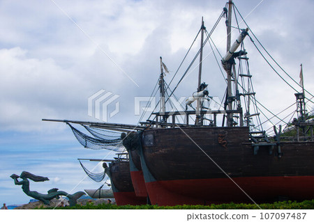 Columbus Caravels replica in Santander Columbus Caravels replica in Santander 107097487
