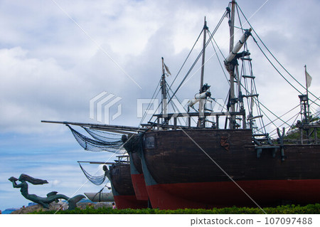 Columbus Caravels replica in Santander 107097488