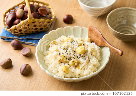 Chestnut rice with red beans 107102125