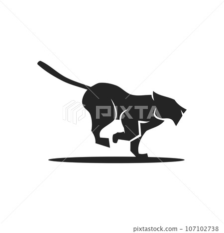 tiger logo template Isolated. Brand Identity. Icon Abstract Vector graphic 107102738