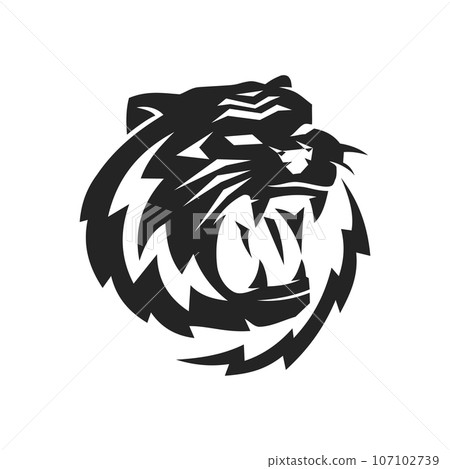 tiger logo template Isolated. Brand Identity. Icon Abstract Vector graphic 107102739