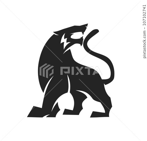 tiger logo template Isolated. Brand Identity. Icon Abstract Vector graphic 107102741