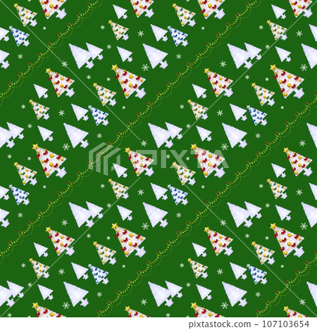 Christmas tree seamless C-5 Christmas tree seamless C-5 107103654