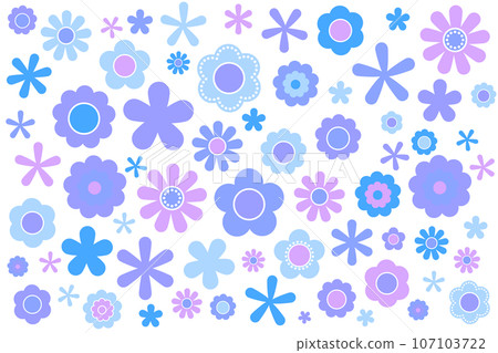 復古花卉背景 107103722