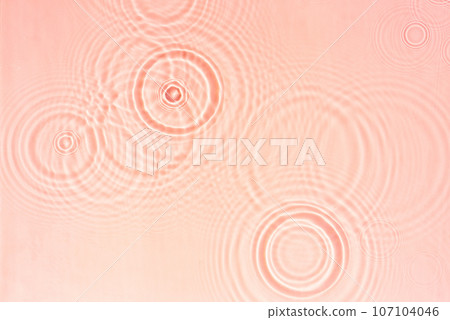 Transparent pink clear water surface texture with ripples, splashes Transparent pink clear water surface texture with ripples, splashes 107104046