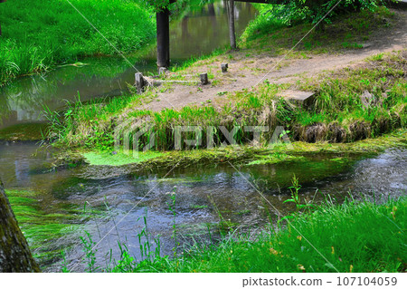 Scenery of World Heritage Site Oshino Hakkai Scenery of World Heritage Site Oshino Hakkai 107104059