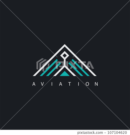 A letter wings arrow icon vector concept design template 107104620