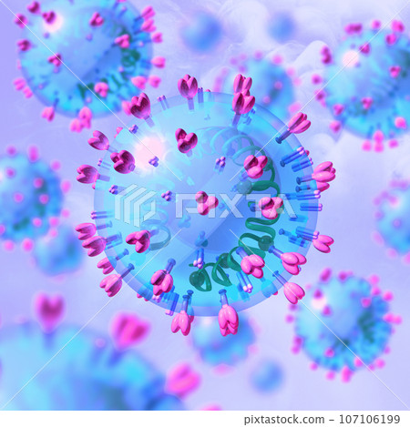 3DCG "Corona virus" 3DCG "Corona virus" 107106199