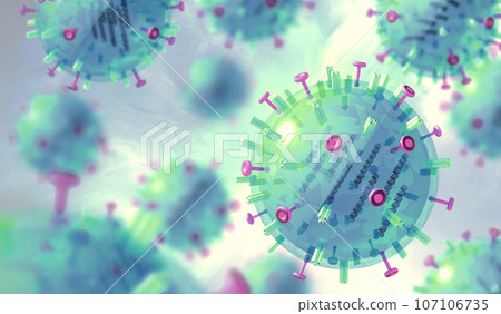 3DCG "influenza virus" 3DCG "influenza virus" 107106735