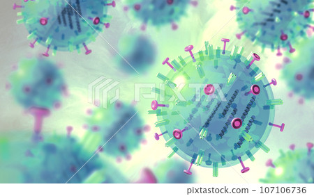3DCG "influenza virus" 3DCG "influenza virus" 107106736