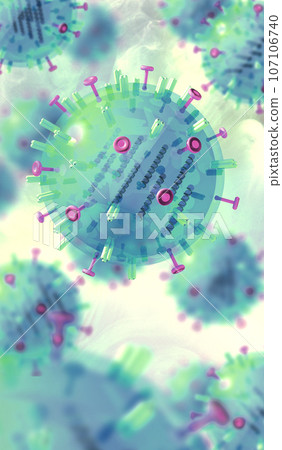 3DCG "influenza virus" 107106740