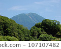 Summer in Hokkaido Clear blue sky and Mt. Yotei 107107482
