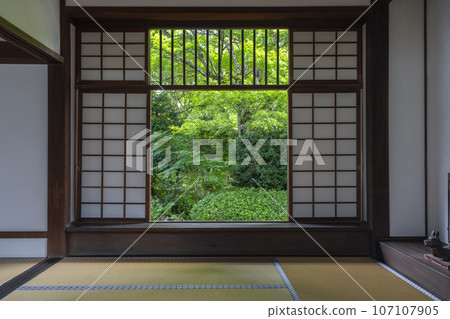 Genkoan, Kyoto, the window of confusion, the season of fresh greenery 107107905