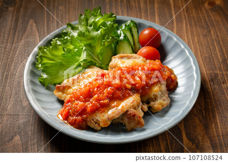 番茄醬炒雞肉 107108524