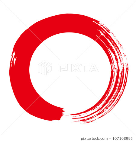 畫筆字符○(圓圈紅色).n 畫筆字符○(圓圈紅色).n 107108995