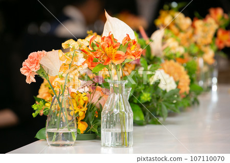 Warm-colored flowers that will cheer you up Warm-colored flowers that will cheer you up 107110070