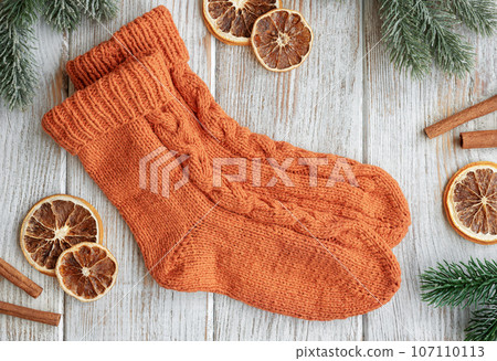 Wool knitted socks Wool knitted socks 107110113