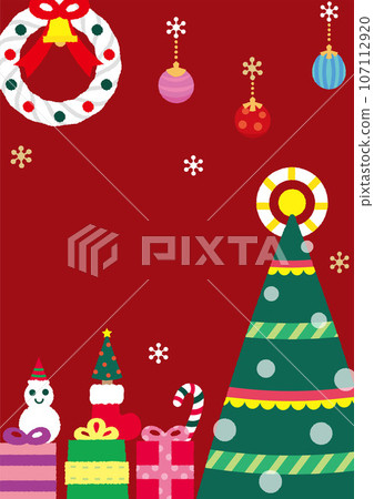 聖誕節背景2023-2無文字向量 107112920