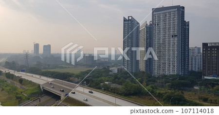 Wonderful City Scape view Buildings and Highway Travel Concept Jakarta City Wonderful City Scape view Buildings and Highway Travel Concept Jakarta City 107114018