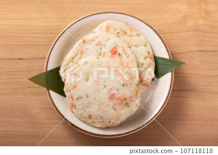 Fish meat with shrimp, fried kamaboko Fish meat with shrimp, fried kamaboko 107118118