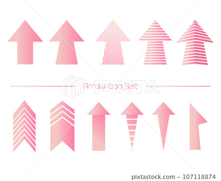 向上箭頭圖標商業插畫 向上箭頭圖標商業插畫 107118874