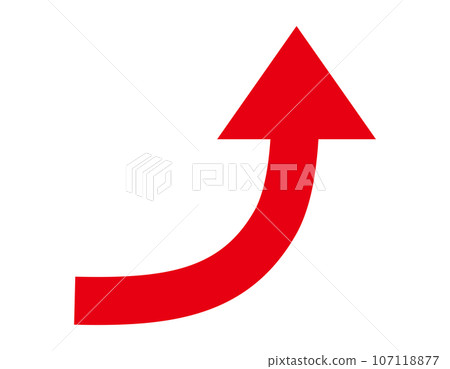 向上箭頭圖標商業插畫 向上箭頭圖標商業插畫 107118877