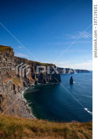 On the very edge of the Cliffs of Moher. On the very edge of the Cliffs of Moher. 107119101