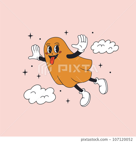 Halloween greeting card 107120052