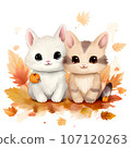 Cute cat Autumn 107120263