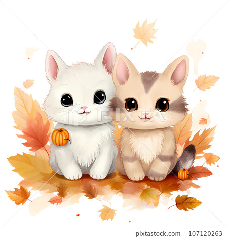 Cute cat Autumn Cute cat Autumn 107120263