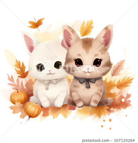 Cute cat Autumn Cute cat Autumn 107120264