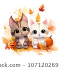 Cute cat Autumn 107120269