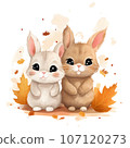 Cute cat Autumn 107120273