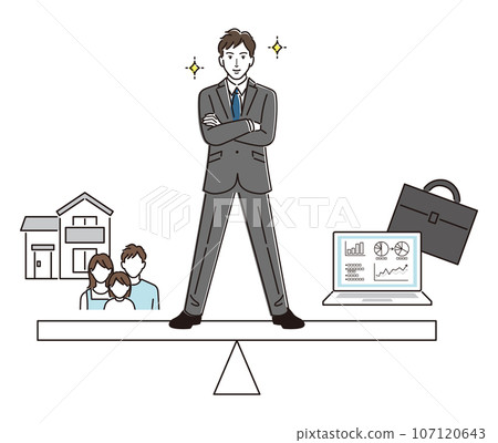 工作與生活平衡良好的商人 107120643