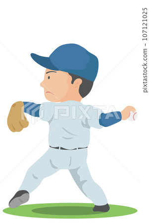 baseball player throwing a ball 107121025