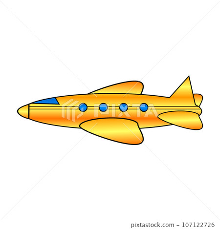 Passenger plane icon. 107122726