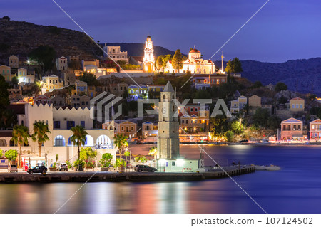 View of Ano Symi, Greece 107124502