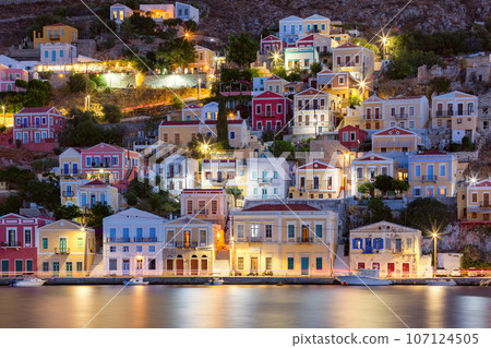 View of Ano Symi, Greece View of Ano Symi, Greece 107124505