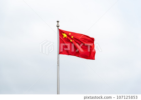 Chinese flag Chinese flag 107125853
