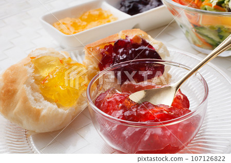 果醬 柳橙 果醬 藍莓 草莓 107126822