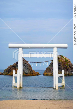 Torii漂浮在海中 Torii漂浮在海中 107128666