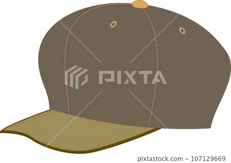 Illustration of casquette hat 107129669