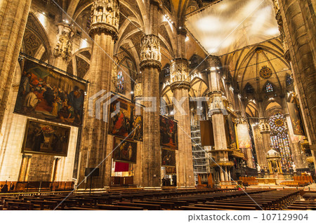 米蘭大教堂，意大利 107129904