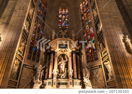Milan Cathedral, Chapel of San Giovanni Bono and stained glass 107130103