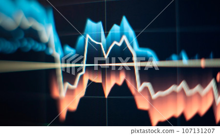 Market Analyze. Candle stick graph chart of stock market investment trading. Market Analyze. Candle stick graph chart of stock market investment trading. 107131207