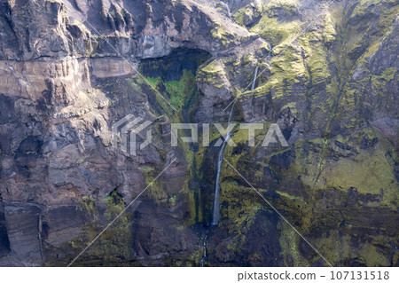 Markarfjotsgljufur Canyon in Fjallabak Nature Reserve in Iceland highlands. 107131518