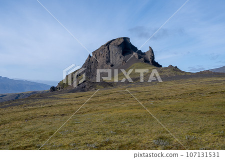 Einhyrningur - Unicorn - Mountain in Fjallabak Nature Reserve, Iceland. 107131531